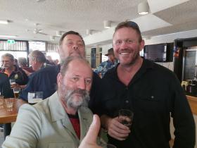 L-R Lyndsay Mariner, Ian Moorhouse, Chris Robertson