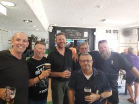 L-R - Ian Joyce, Dean Goninan, Chris Robertson, Dave Young, IanMoorhouse, Merv Potter