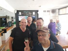 L-R - Ian Joyce, Chris Robertson, Ian Moorhouse, Merv Potter