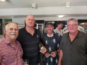 L-R - Dave O'Sullivan, Brian Robb, Bear Mitchell, Bruce Ferguson