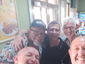 L-R - Marko Benazic, Wally Eremas - Simon Brooks - Wayne Nutchey - TankPontifex