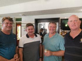 L-R - Rob Miles, Jason Handsaker, Mick Robinson, Brian Robb