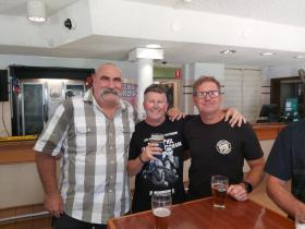 L-R - Tiny Munro, Dean Goninan, Squiz Taylor