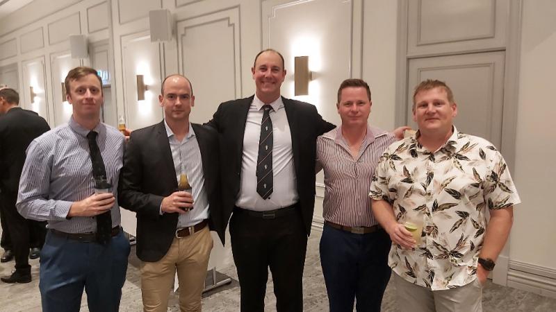 L-R - WO1 Steve Costick, WO2 Matthew Ferguson