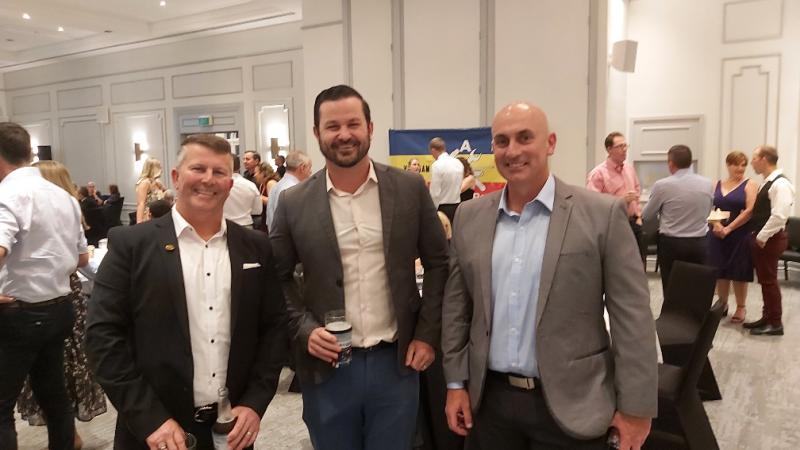 L-R - WO1 Dean Goninan & RGM team