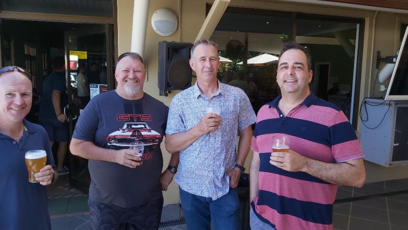 L-R - Matt Lovett -  - Pete Swinburn- Lee Rollings