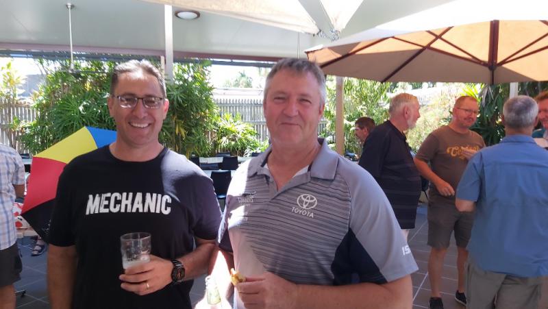 L-R - Jason Ballard - Mick Robinson