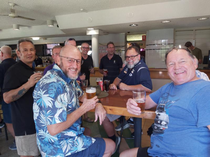 L-R - Flynn Wetherbee Brains Tarrant, Ian Joyce, Doug Merry, WallyEremas, John Andrea, Mick Harris