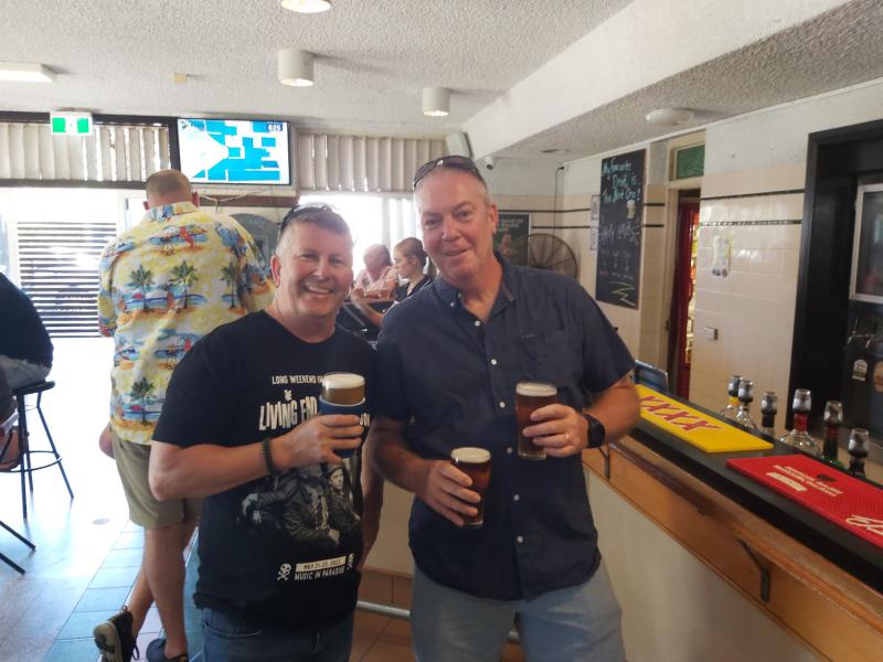 L-R - WO1 Dean Goninan, WO1 Paul Vonow