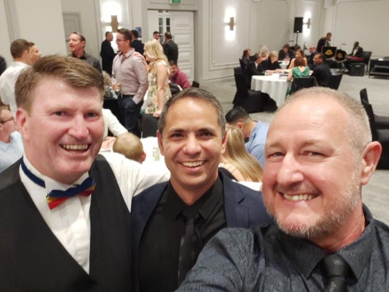 L-R - WO1 Aaron Writer, WO1 Jason Peterson, Tank Pontifex