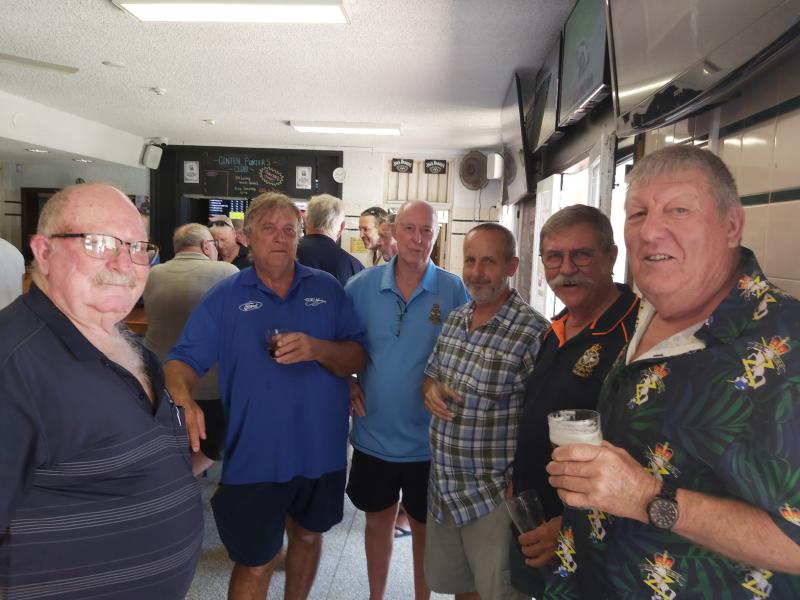 L-R - Neil Butcher, John Harris, Jock Flitton, Dave Young, Fred Read