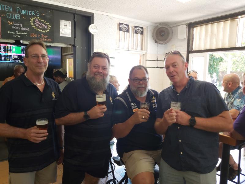 L-R - Doug merry, Ian Moorhouse, Wally Eremas, Paul Vonow