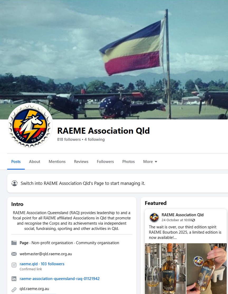 RAEME QLD Facebook