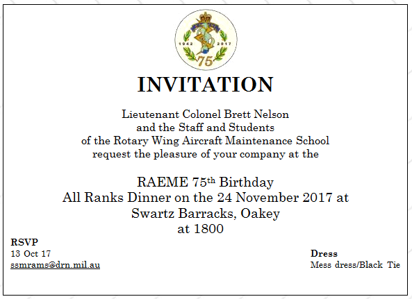 RAMS Invite