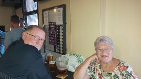L-R Andy Carmichael & Glenda Dodge