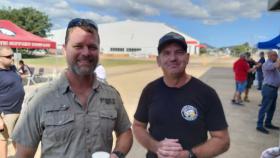 L-R Wayne Simms & Squiz Taylor