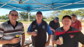 L-R - Juggs Maloney,  Pat Ryan & Russ Parker