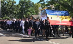 6540 - of the RAEME Assoc banner at the march