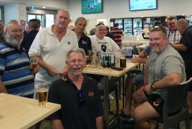 L-R - Mike O'Brien, Matt Payne, Brian Robb, Rocky Hema, Paul Scarr &Tony Earwaker