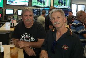L-R Mark Purvis & Mike O'Brien