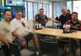 L-R - Harlan Marks, Paul Scarr, Ian Moorhouse, Craig Fidge 2