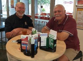 L-R- Russell Gordon & Steve Williams