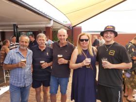 L-R - Daryl Henderson, Dave Young, Ian Joyce,  Alecia Blanch & Kynan Blanch