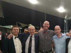 L-R Tim Costin, Ian Joyce, Mat Ferguson, Steve Costick. Dean Goninian,Mick Yi Li