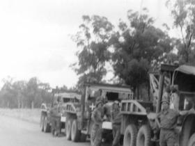 Wreckers at Shoal Water Bat Ex Get Set 1967.  Note the white crosses on the door to indicate that we were neutral.