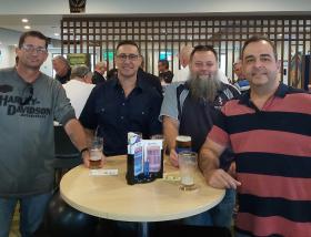 L-R - Ian Downey, Jase Ballard, Ian Moorhouse & Lee Rollins