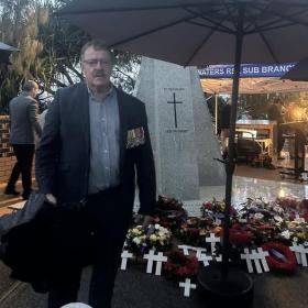 Terry Johnson Buddina ANZAC Day 2025