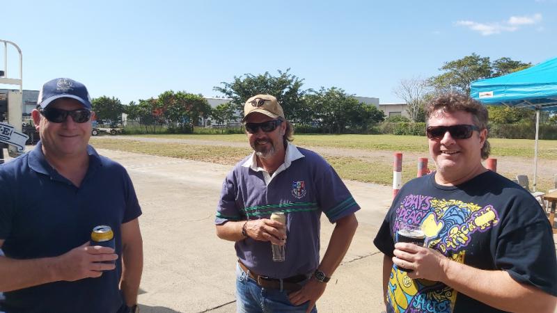 L-R - Dan Waterson, Tony Gordon & Simon Hurdle