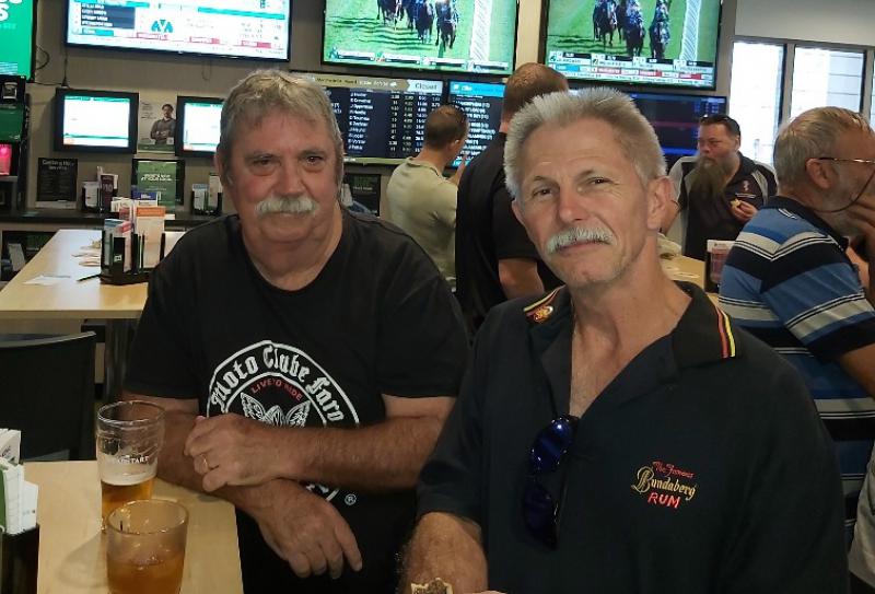 L-R Mark Purvis & Mike O'Brien