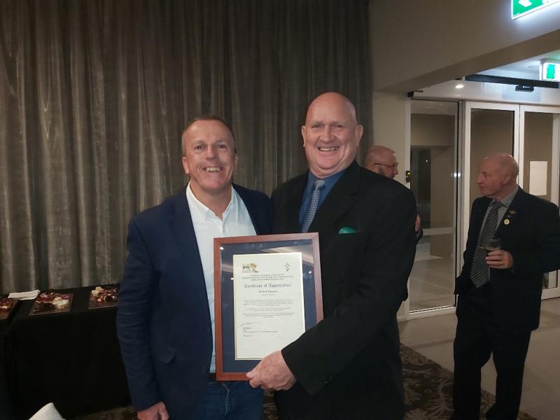 L-R Kevin Flannigan, Brian Robb
