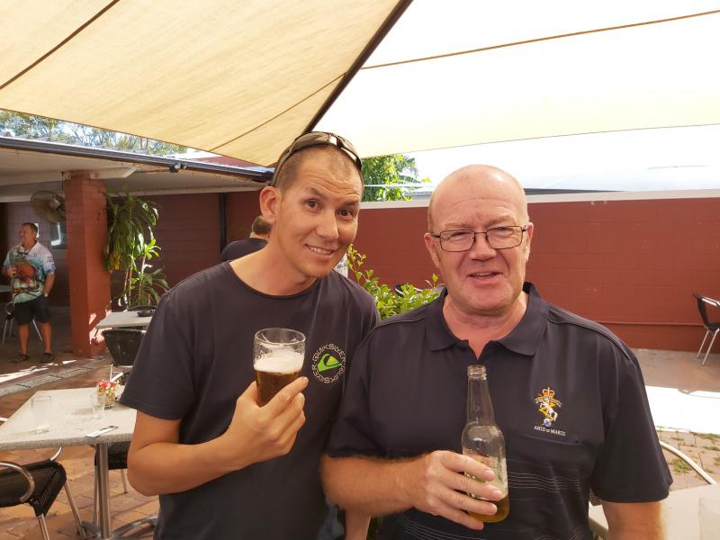 L-R- Richard Todt & Kev Moran