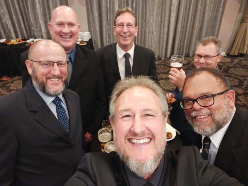 L-R, Brian Robb, Mick Harris, Doug Merry,Tank Pontifex, Dane Marsh,Wally Eremas