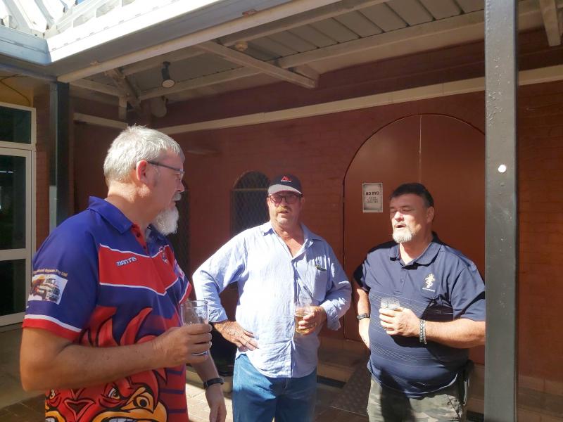 L-R - Al Stevenson, Bruce Cuthbert, Paul Dean.