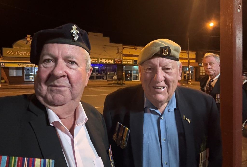 Barrie Titheradge and Fred Read April 2025