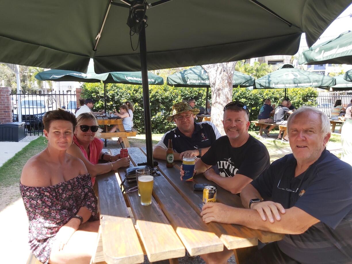 L R Renee Goninan Mrs Bergquist Dean Goninan Bill Bergquist Don de Tarczynski