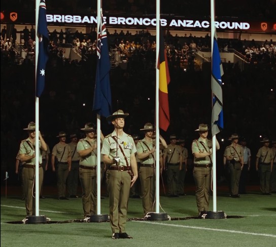 LTCOL Daniel King broncoss ANZAC 2